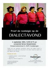 Affiche dialectavond 2024